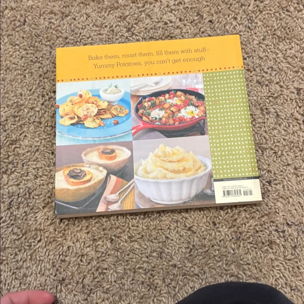 Yummy Potatoes Cookbook - Cream & Red Cover - Picture 2 of 3